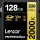 LEXAR SDcard 2000x SDXC UHS-II Card GOLD Series 128GB W 260MB/s 300MB/s LSD2000128G-BNNNG 